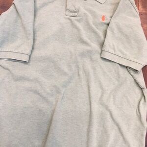 Green Polo Ralph Lauren Shirt with Orange Logo men’s size XL